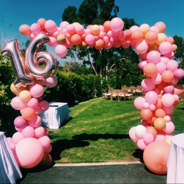 arco de balão para festa
