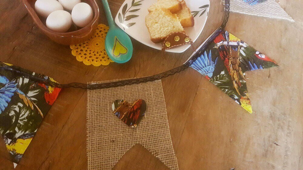 decoração de festa junina com retalhos