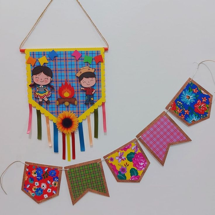 decoração de festa junina com chita