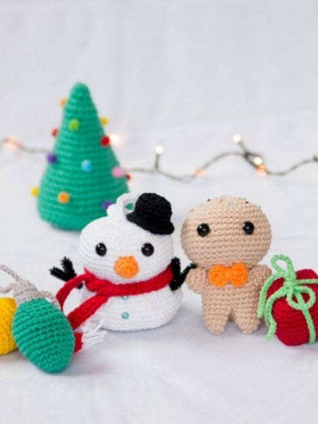 31 Enfeites de Amigurumi para o Natal