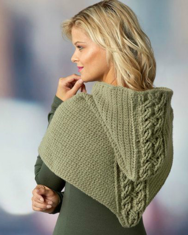 gola de croche feminina