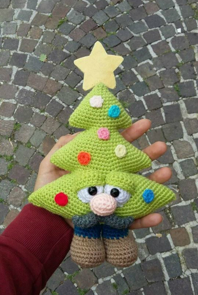 amigurumi de natal receita