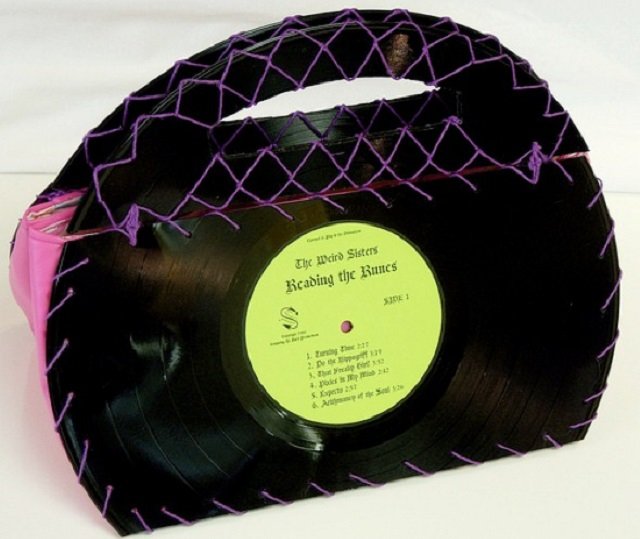 bolsa disco de vinil
