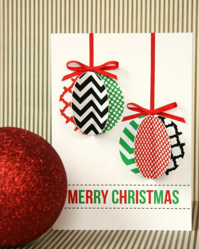 40 Modelos de Cartões de Natal Criativos para Copiar | Revista Artesanato