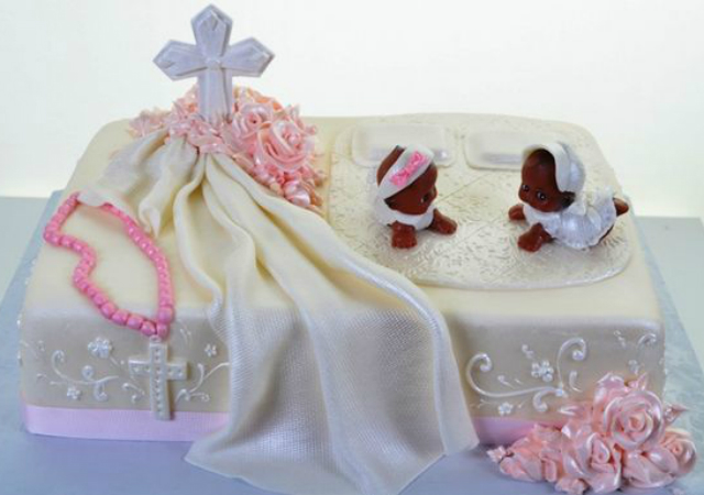bolo para batizado