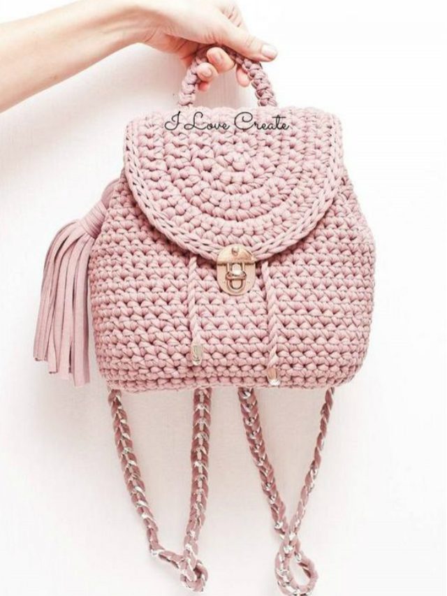 Mochilas de crochê