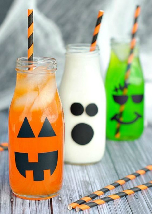 decoração bebida de Halloween
