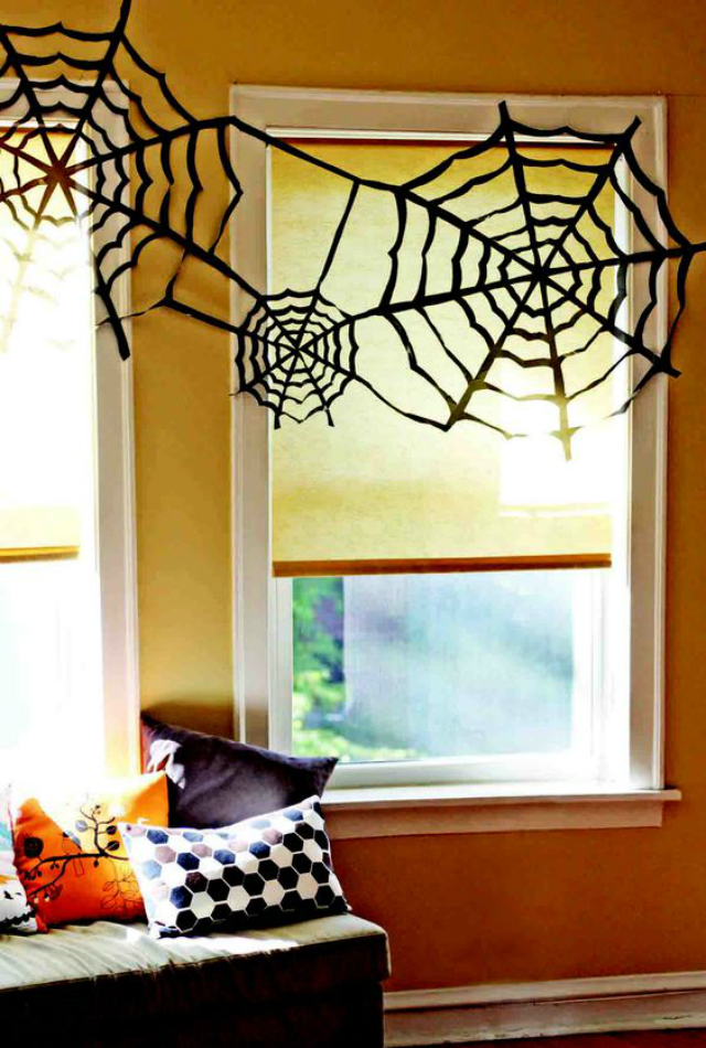 como fazer enfeites de halloween com papel