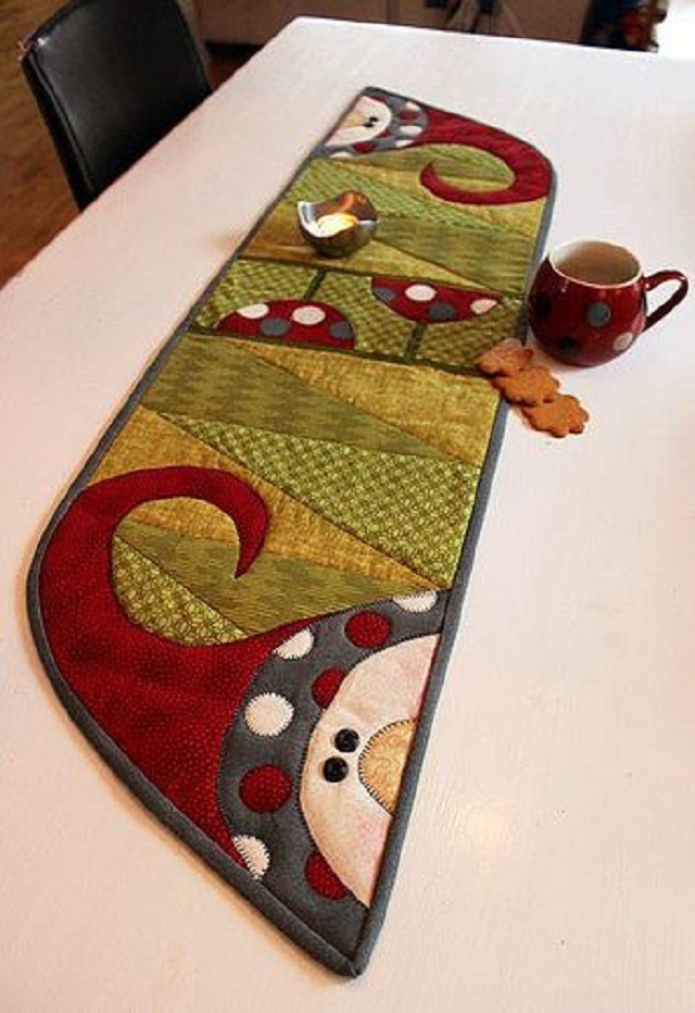 caminho de mesa de natal patchwork passo a passo