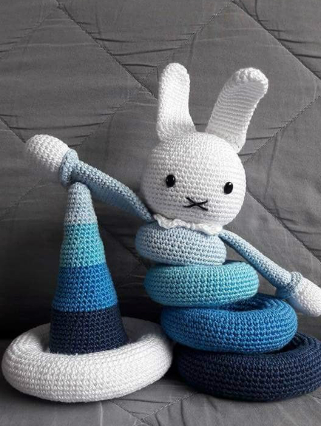 brinquedo de encaixe amigurumi receita