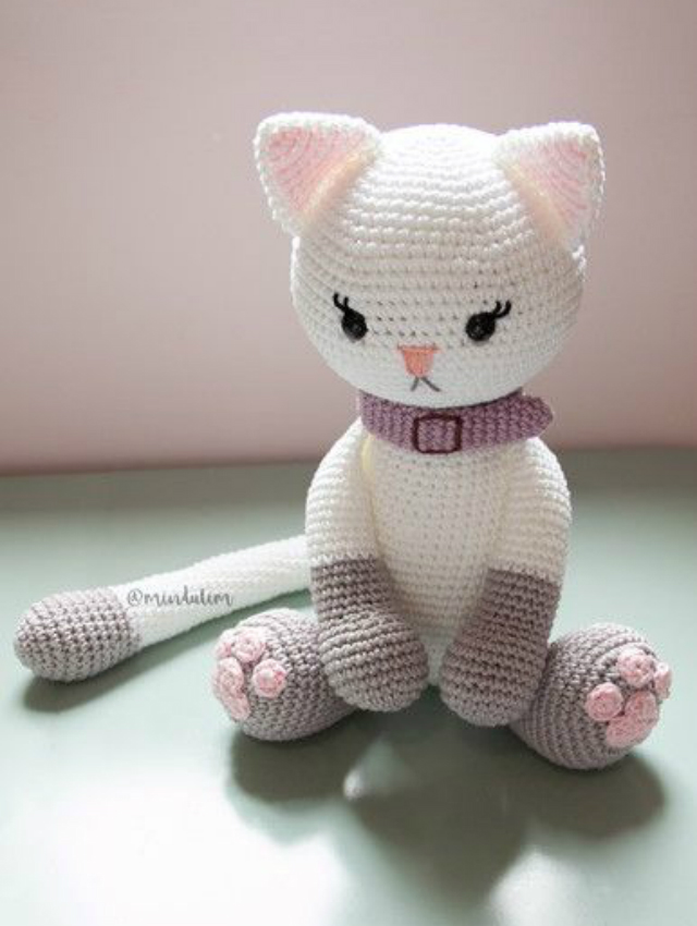 gato amigurumi