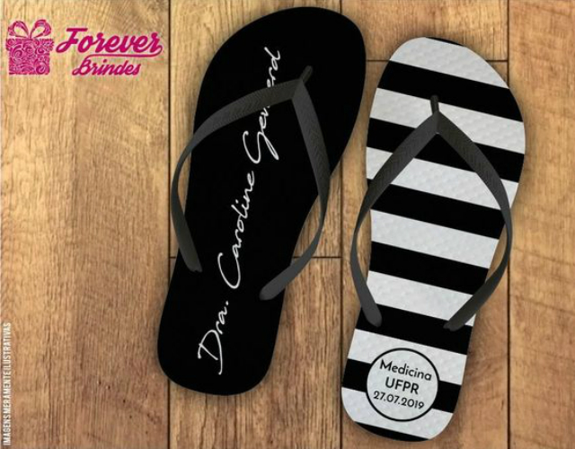 chinelo personalizado