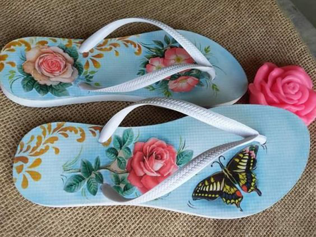 havaiana como decorar