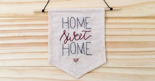 Aprenda Como Fazer uma Flâmula Bordada para Vender ou Decorar sua Casa