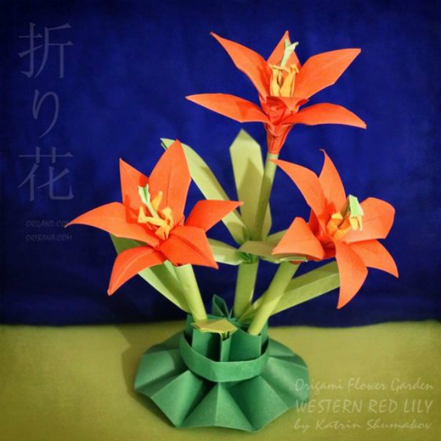 flor de origami