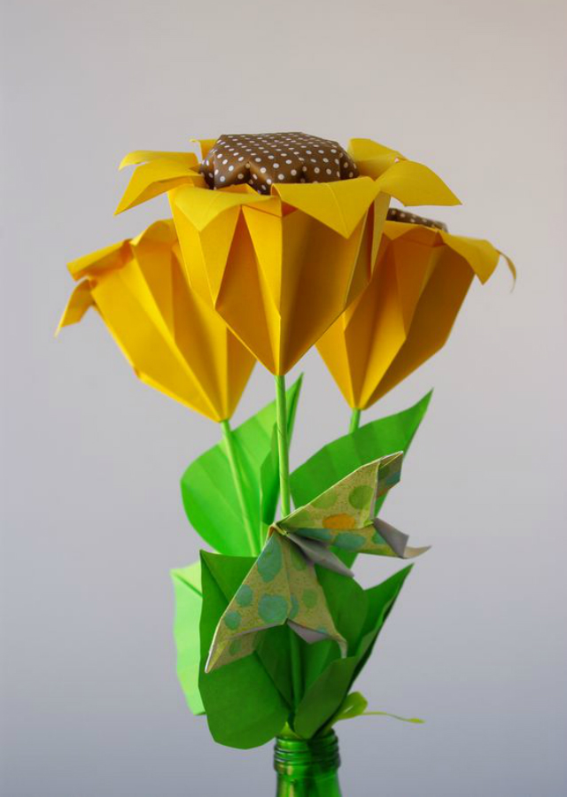 flor de origami