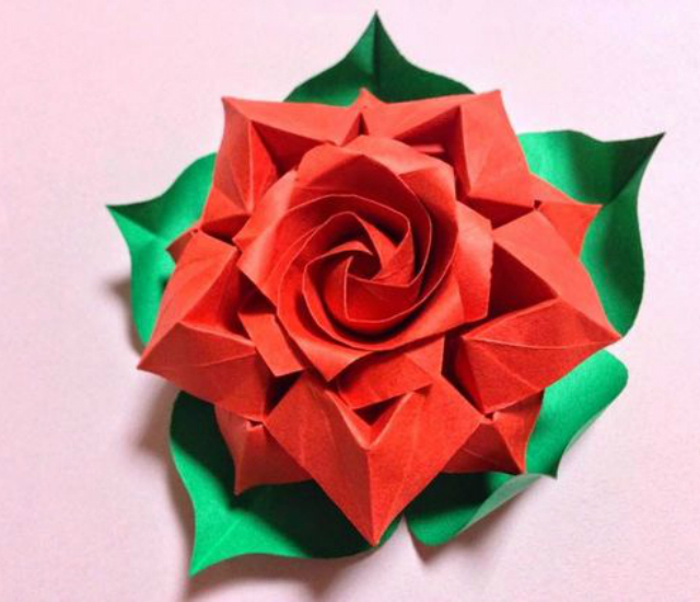 flor de origami