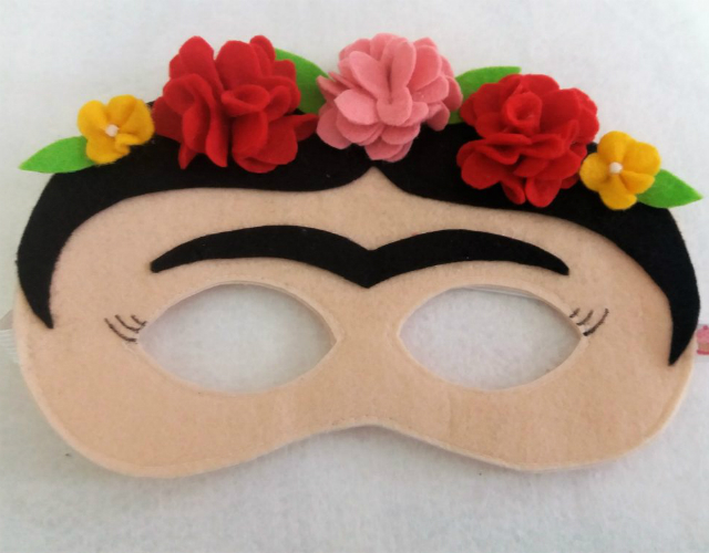 Máscara Frida Kahlo