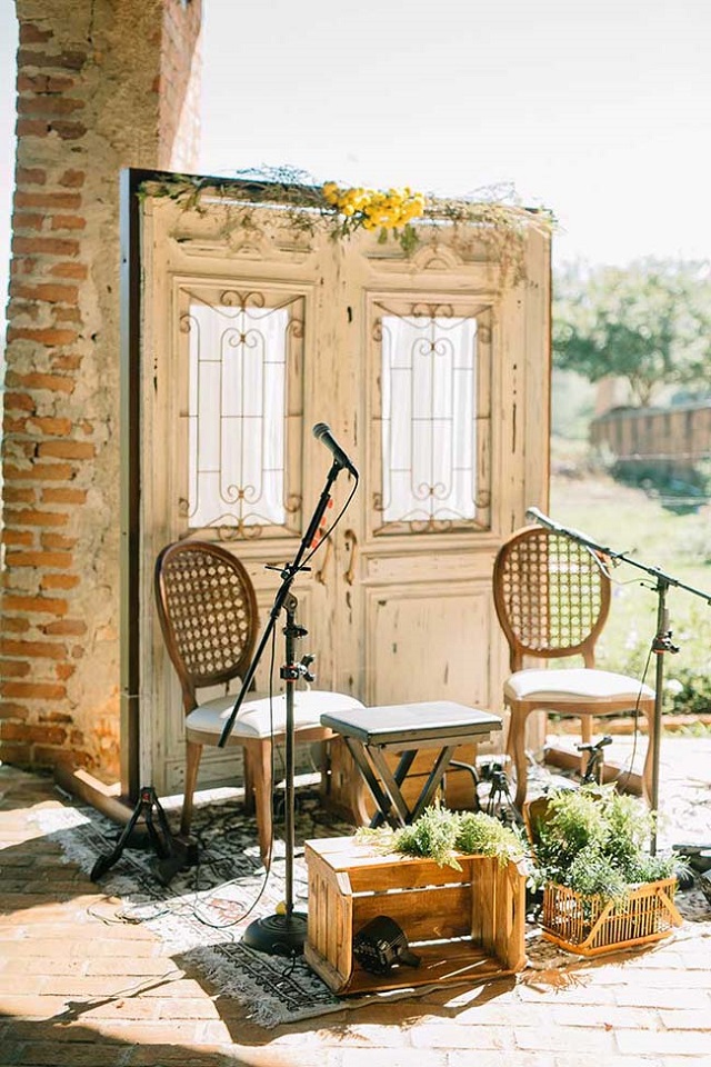 Casamento ao ar livre