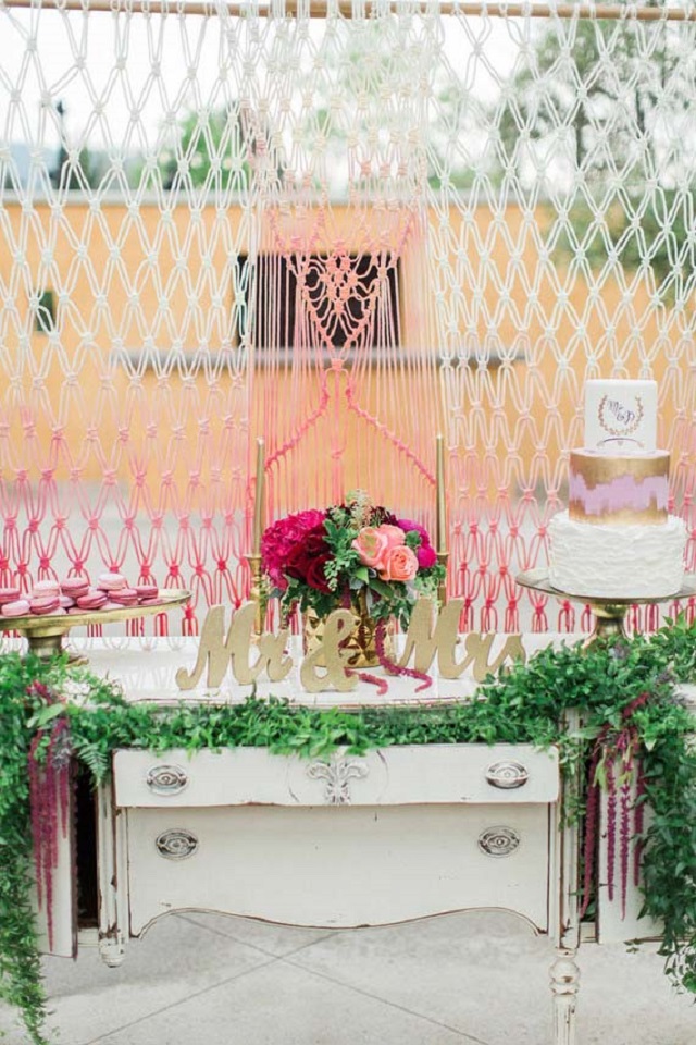 Decoração de casamento ao ar livre