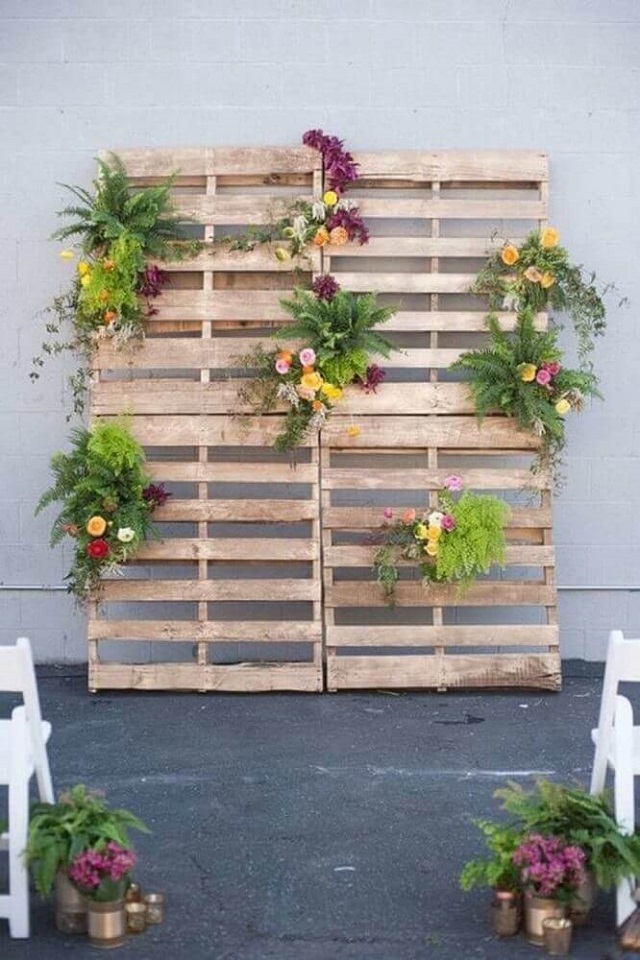 Decoração de casamento em casa