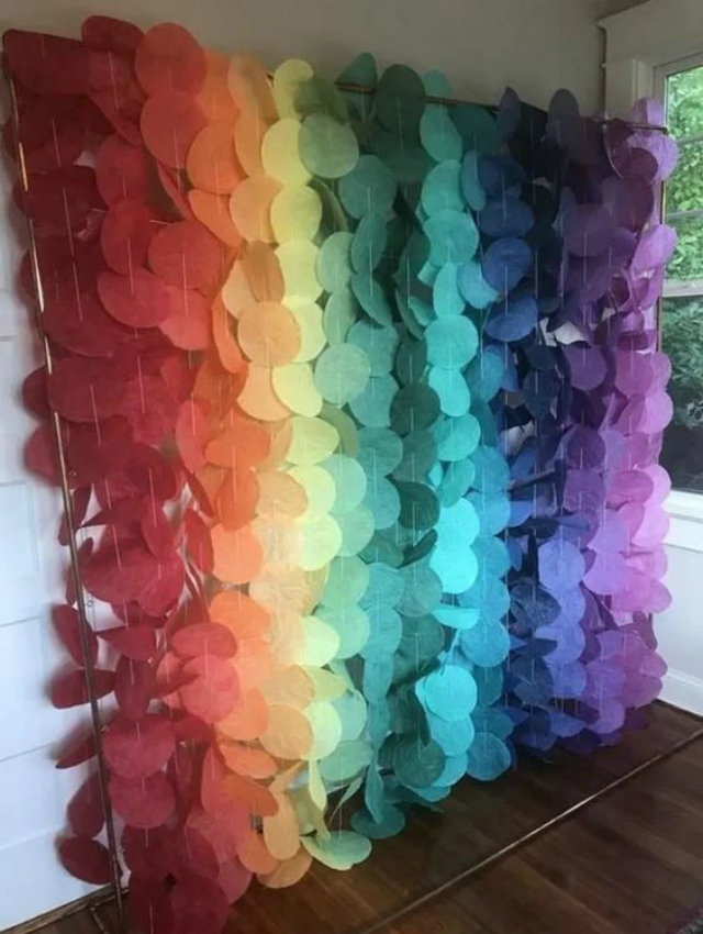 decoração de carnaval com papel