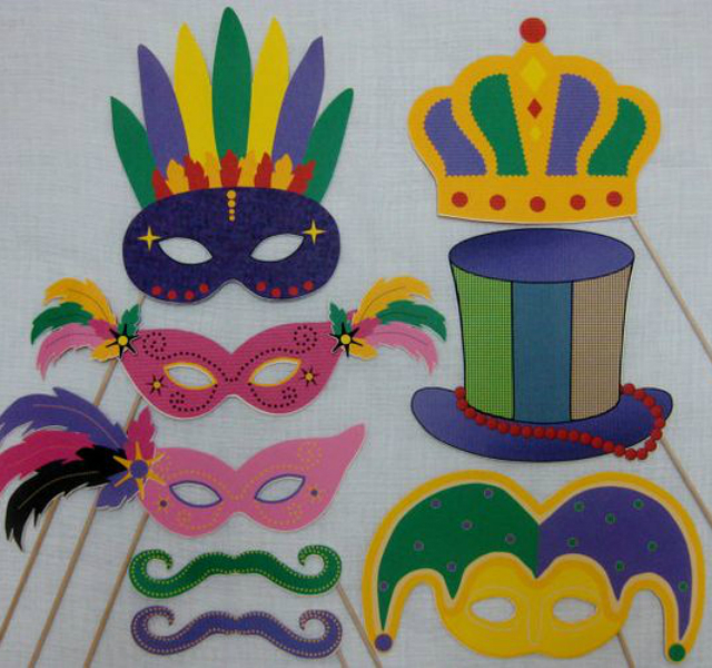 decoração de carnaval mascaras