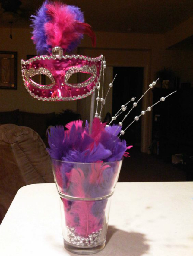 decoração de carnaval  para mesa