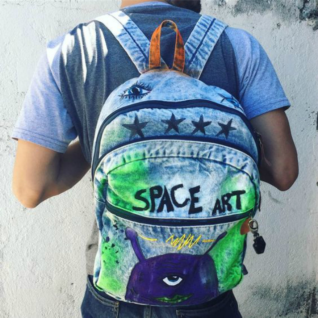 Mochila jeans personalizada