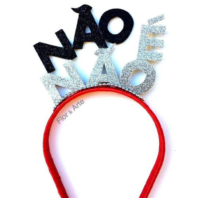 tiaras de carnaval com frases