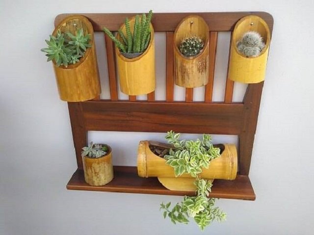 artesanatos com bambu