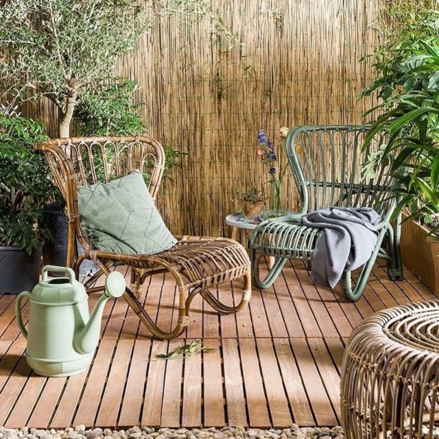 Cadeira de bambu