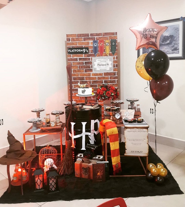 Festa com tema Harry Potter 