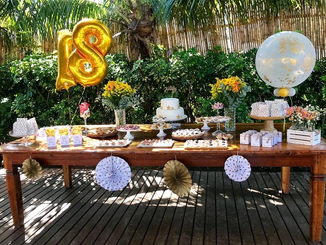 Decoração de festa de 18 anos