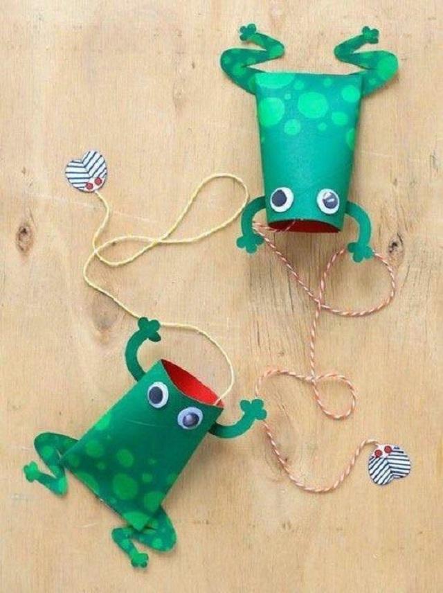 animais de rolinho de papel higiênico
