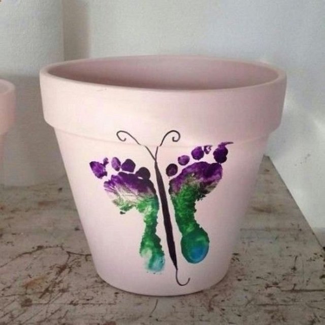 Vaso para o dia das mães