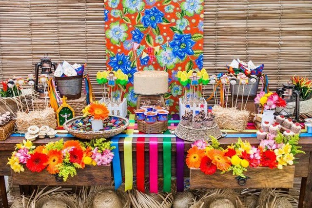 Decoração de festa junina 