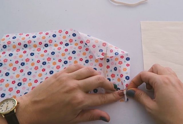 Passo a passo de máscara de tecido