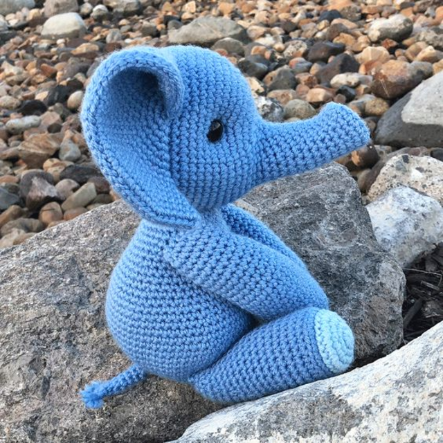 Elefante de amigurumi