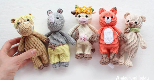 Bichinhos de amigurumi