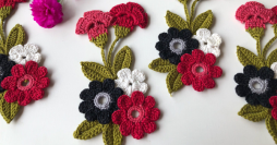 33 Flores de Crochê para Aplicação + Passo a Passos Maravilhosos