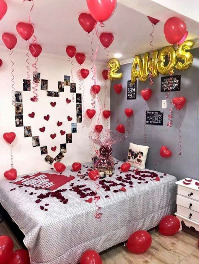 Decoração balão dia dos namorados 