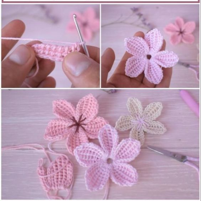 33 Flores de Crochê para Aplicação + Passo a Passos Maravilhosos ...