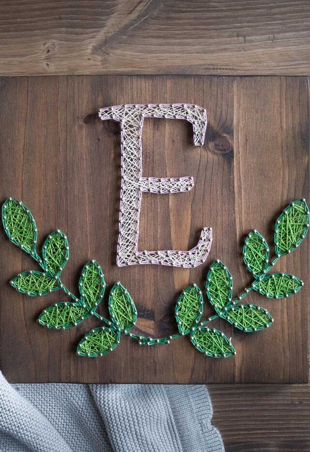 String art letras 