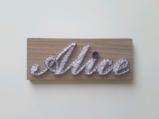 String art nome Alice 