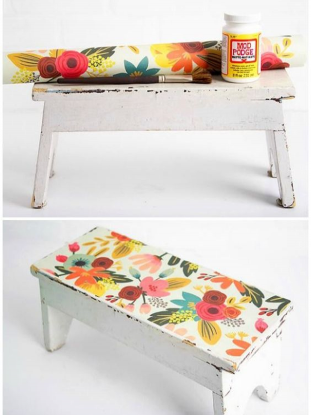 Como fazer decoupage em madeira