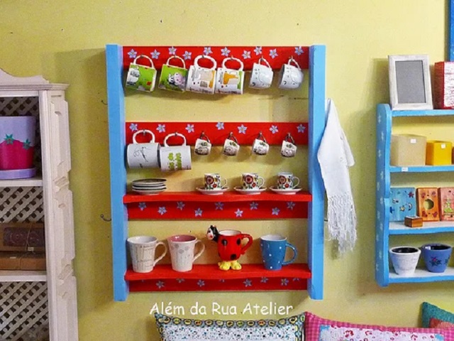 Decoração de cozinha com reciclagem