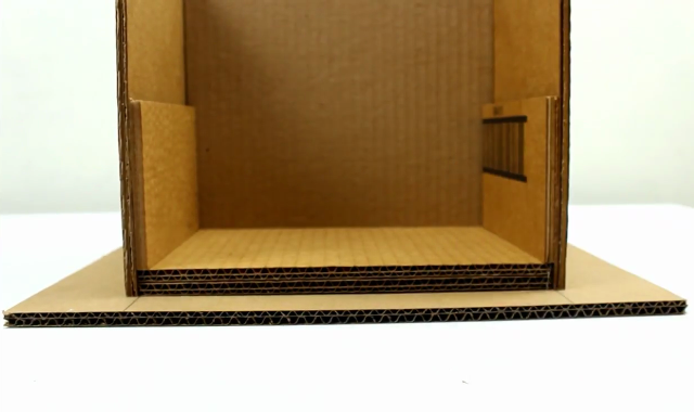 Organizador de mesa passo a passo feito em papelão