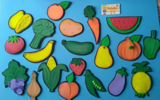 brinquedos educativos feitos de eva