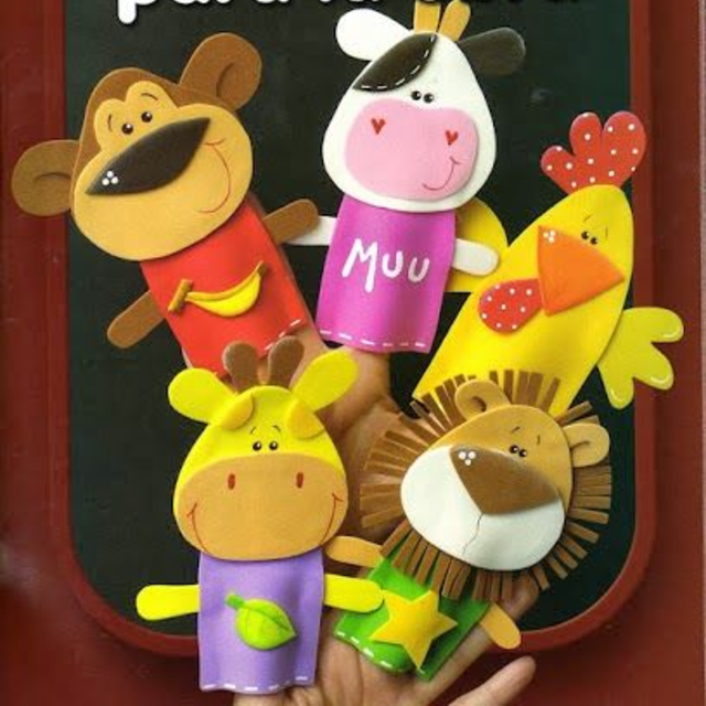 brinquedos de eva com molde